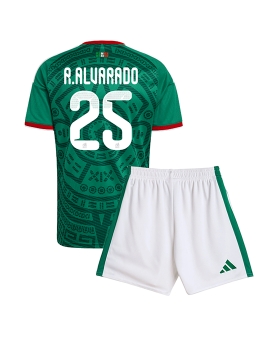 Billige Fotballdrakt Mexico Roberto Alvarado #25 Replika Hjemmedraktsett Barn VM 2026 Kortermet (med bukser)